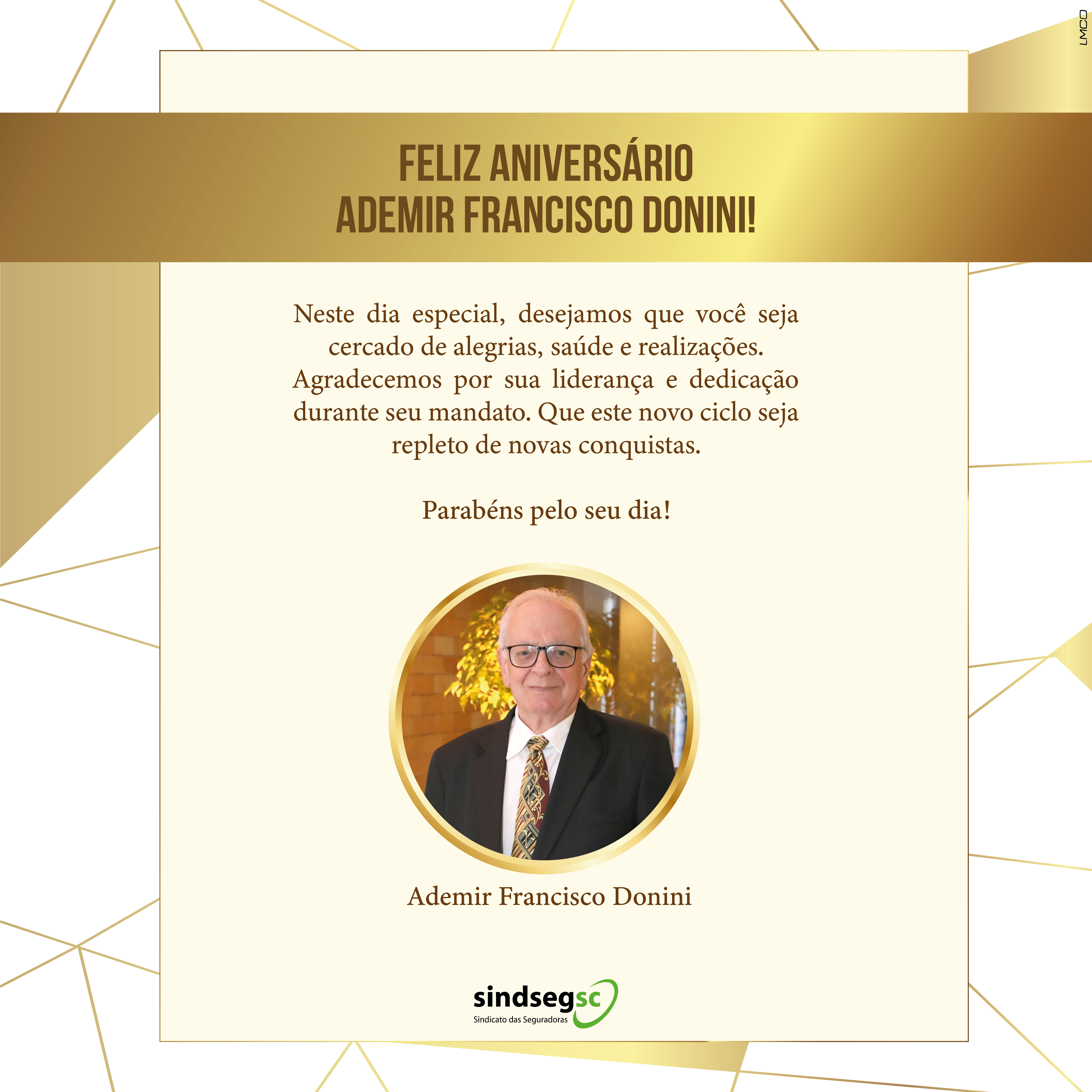 Aniversário do ex - Presidente Ademir F. Donini - 23.07.2023